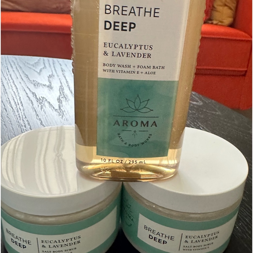 Breathe Deep- Eucalyptus + Lavender - Body Wash + Body Scrub